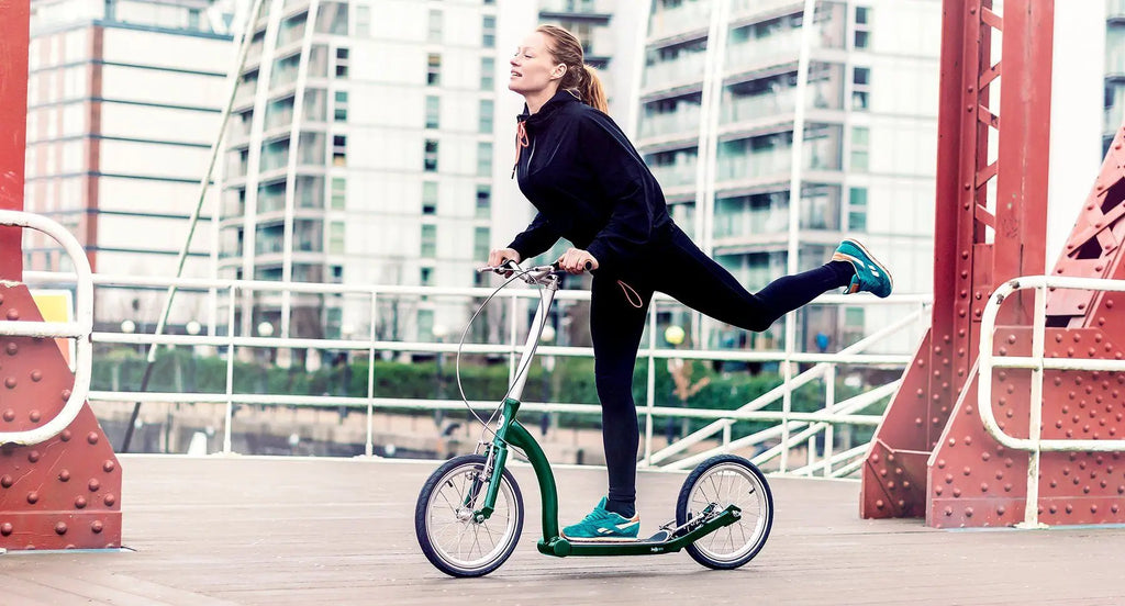adult scooter fitness, lockdown exercise, big wheel adult scooter
