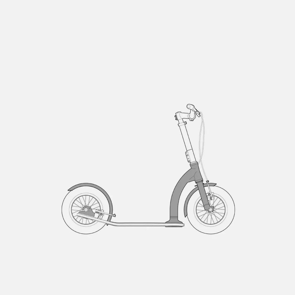 Custom Paint Scooter Frame Swifty Scooters