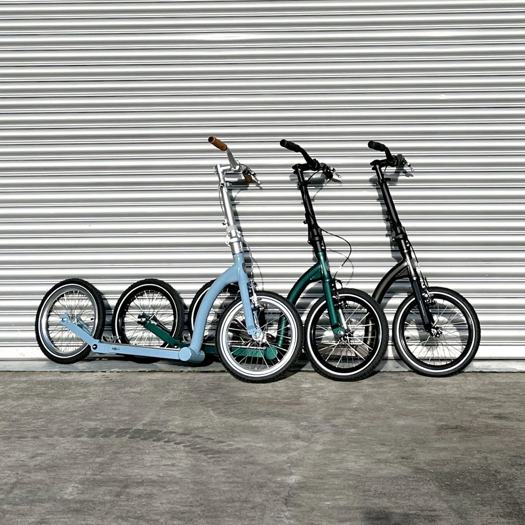 Folding Scooter, Adult Scooter, Kick Scooter, Big wheel scooter, Push Scooter SwiftyONE MK4 Forest Green Swifty Scooters